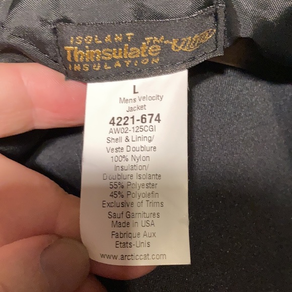 MEN’S Retro Arctic Cat Thinsulate Double Layer Jacket - Picture 8 of 12